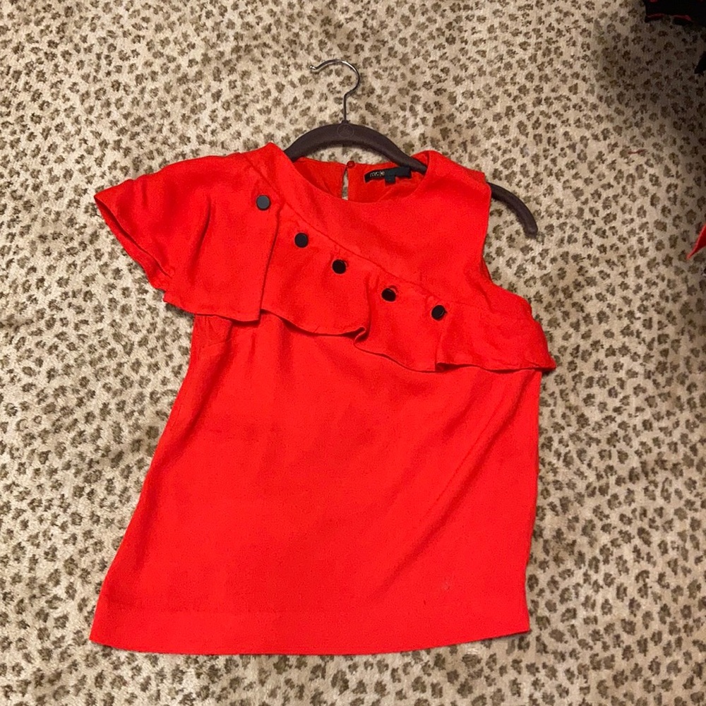 Maje crepe top.